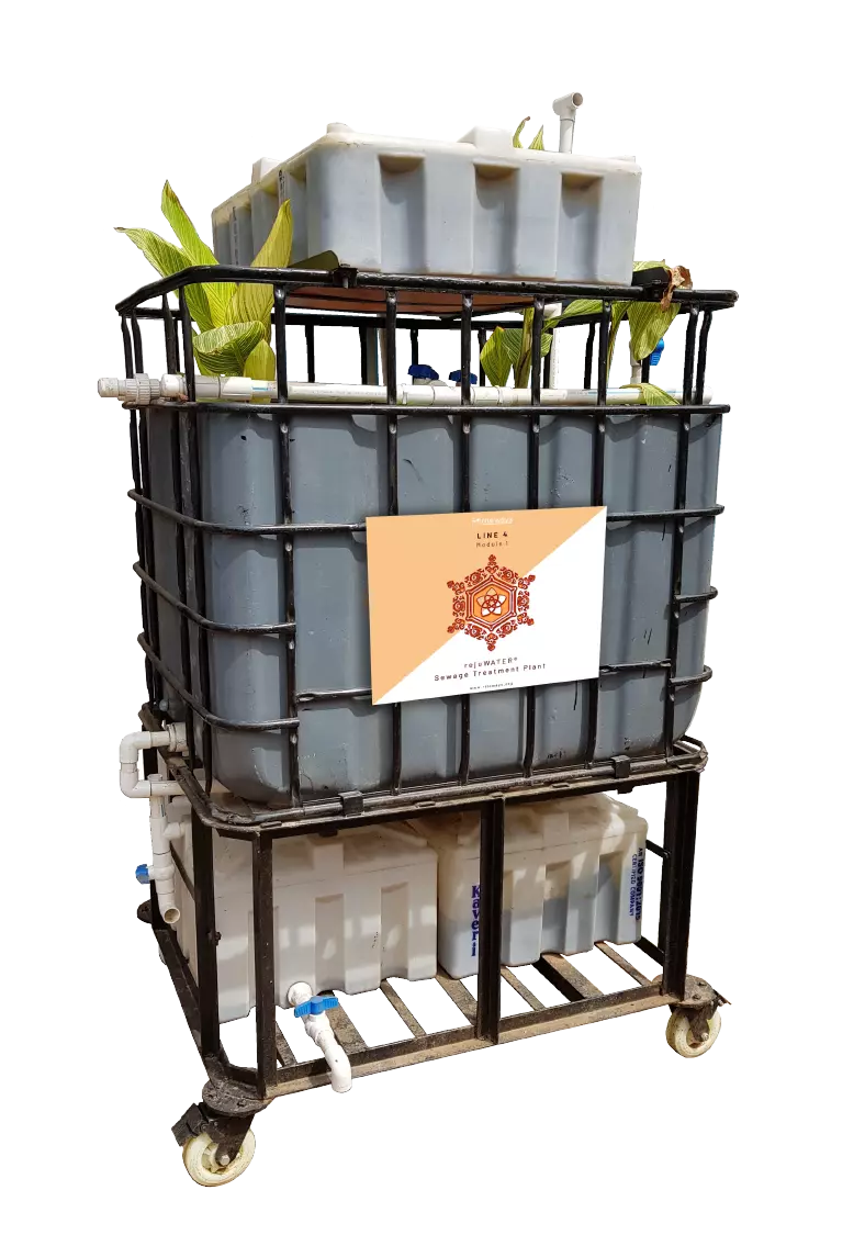 sewage treatment plant rejuwater for recycling wastewater into treated water