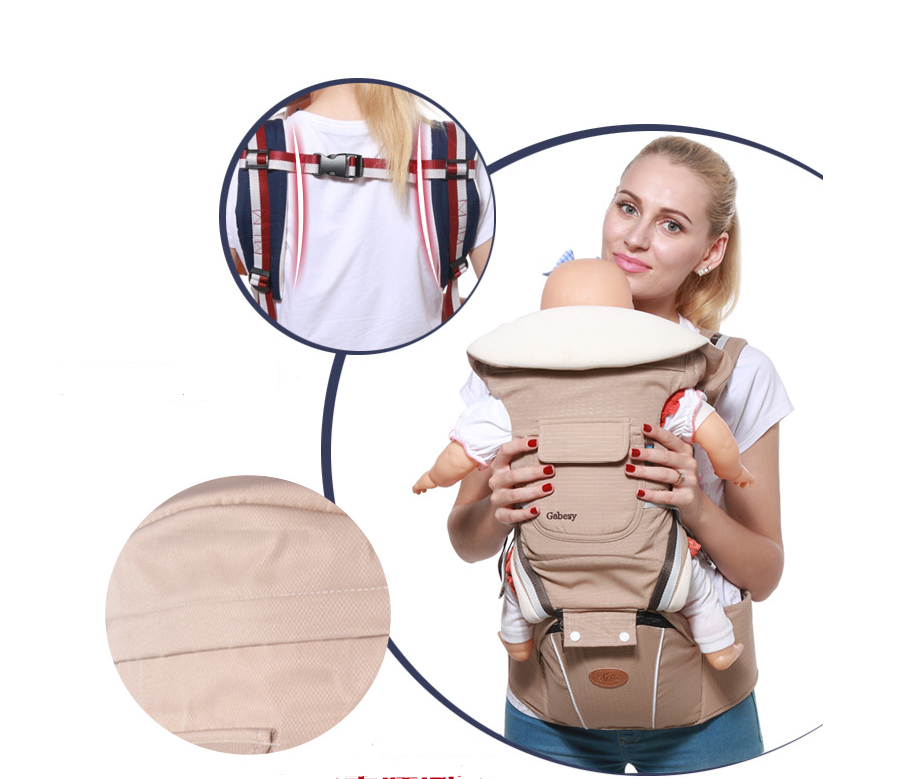 Thumbnail: Breathable Multi-Functional Baby Carrier and Waist Seat
