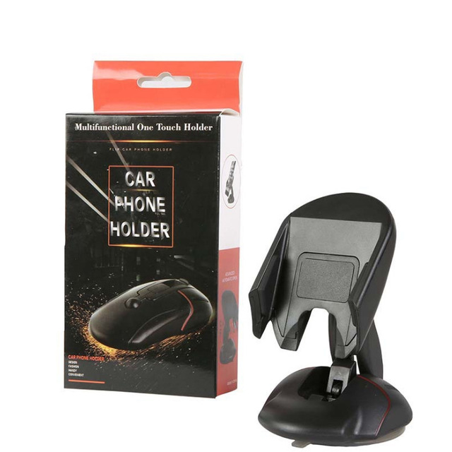Thumbnail: Creative Car Phone Holder with Suction Cup Design