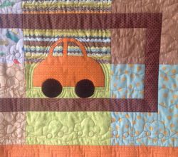 Baby Cars Quilting Detail