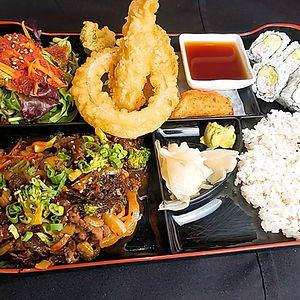 Spicy Beef Bento Box