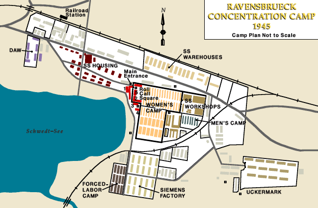 Ravensbrück site plan.