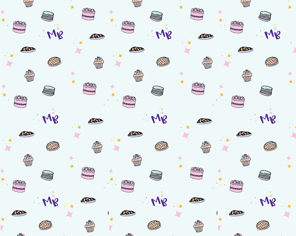Grey Street Studios - Mad Batter Bake Shop Brand Pattern