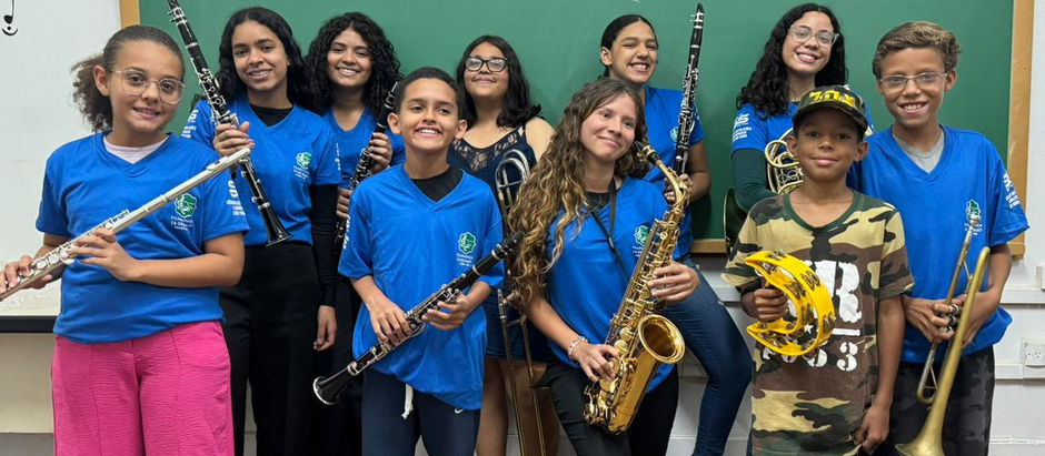 *Alunos do projeto “Primeiros Passos Musicais” passam a integrar a Filarmônica 14 de Maio*