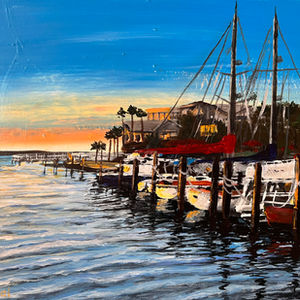 Marina At Sunset 