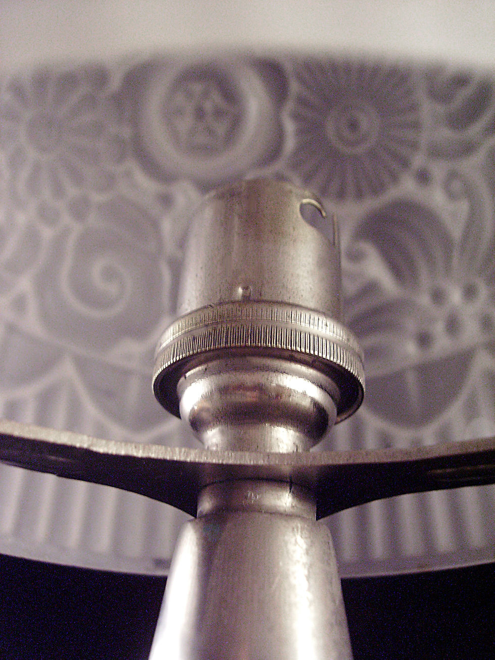 Miniature : Lampe Art déco, détails du socle