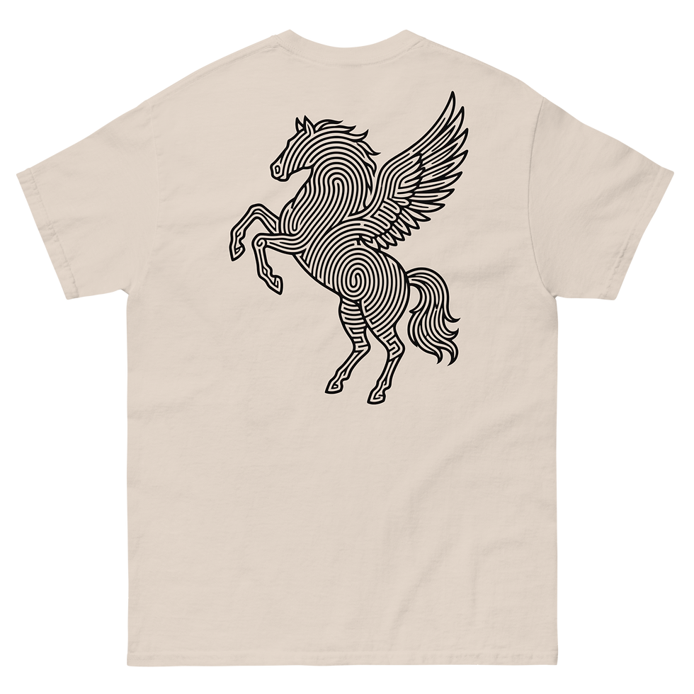 Thumbnail: Pegasus Print Unisex classic tee
