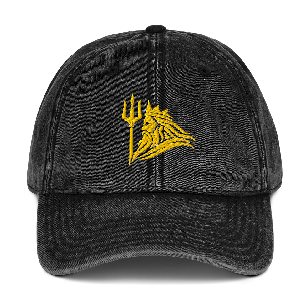 Thumbnail: Poseidon Vintage Embroidery Cap