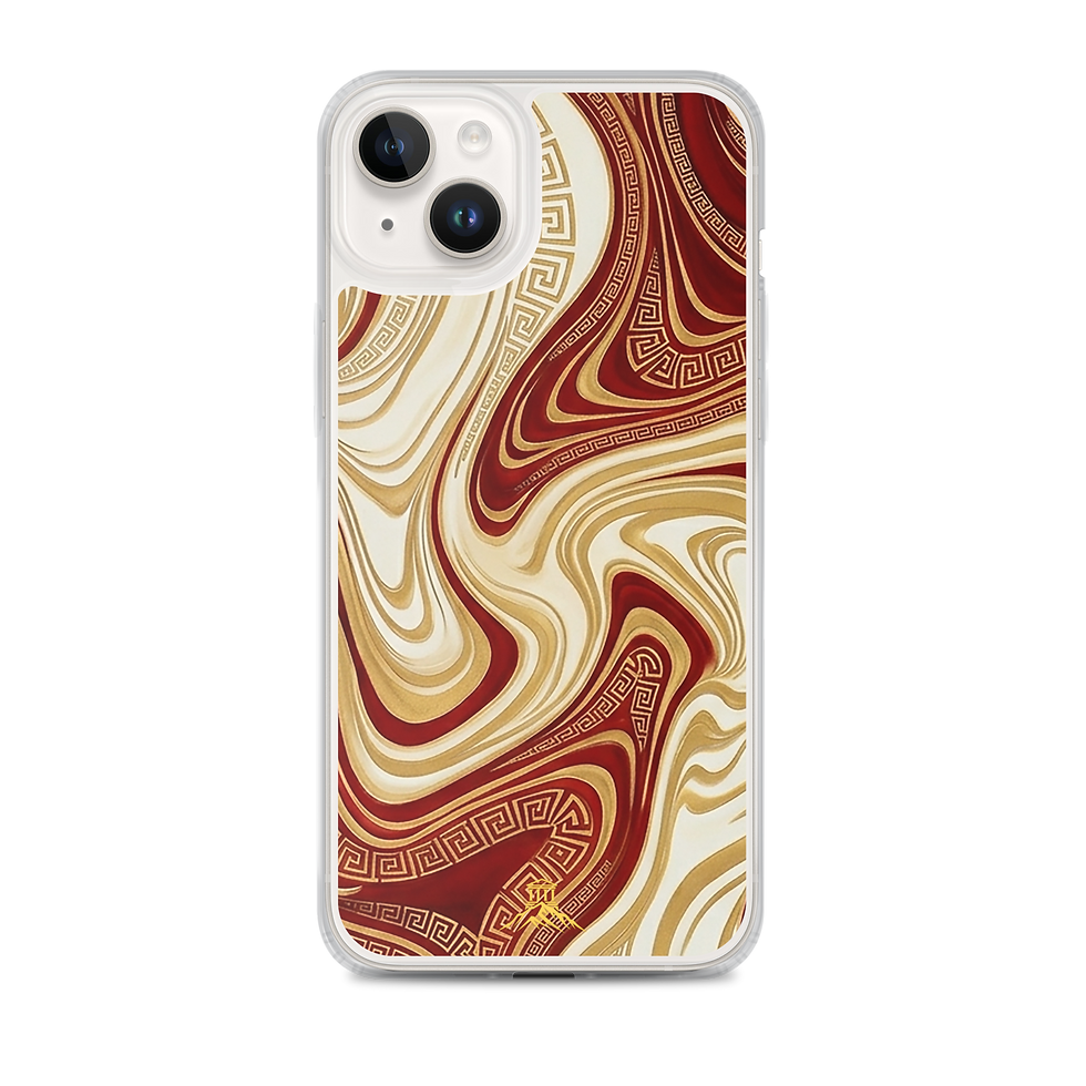 Thumbnail: Marble Swirl MagSafe® clear case for iPhone®