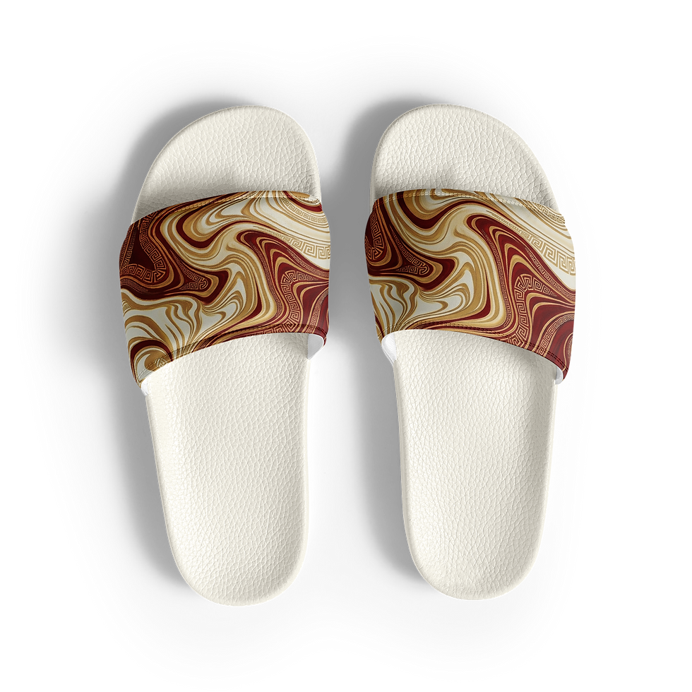 Thumbnail: Marble Swirl Women's slides