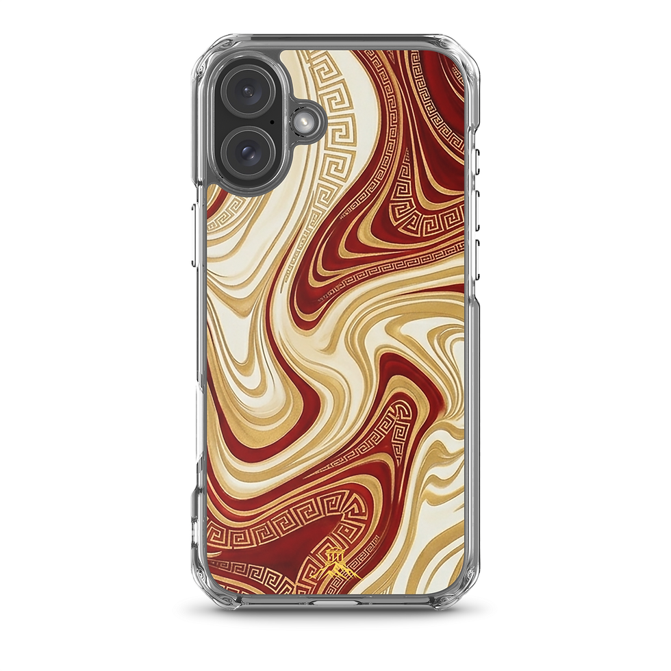 Thumbnail: Marble Swirl MagSafe® clear case for iPhone®