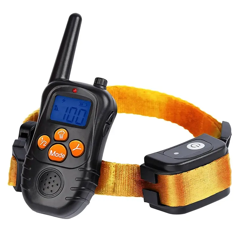 Thumbnail: New 300M Remote Electronic Dog Training Collars With LCD Blue Screen Display