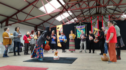 Workshop with Maracatu Ilha Brilhant