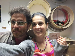 en el taller de Buriti Percussao