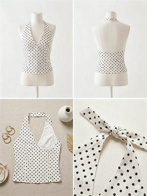 Le top dos nu à pois : le haut vintage qui fait tout