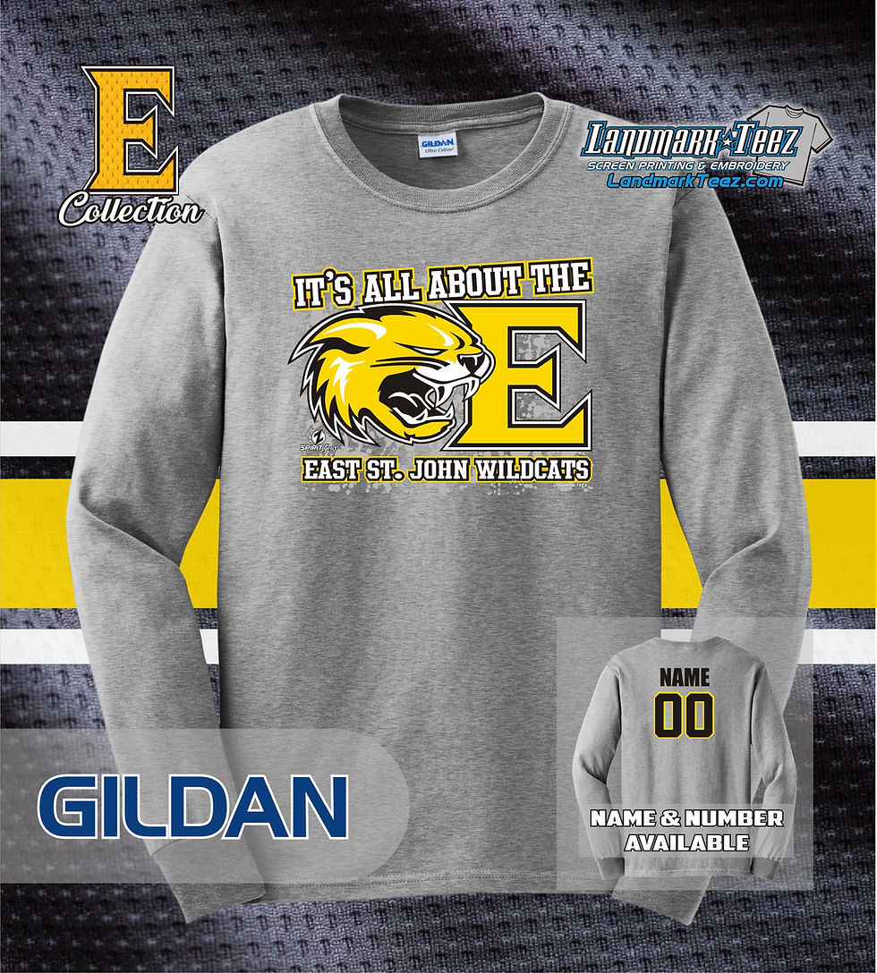 Thumbnail: ESJ Wildcats Gildan Ultra Cotton Long Sleeve T-Shirt