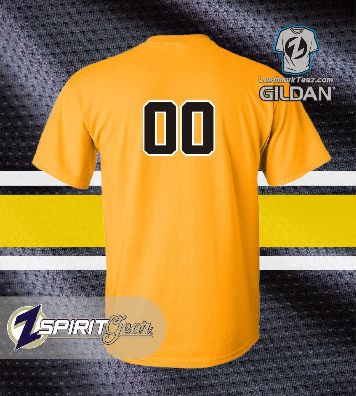 Thumbnail: Warriors Gold Cotton T-Shirt