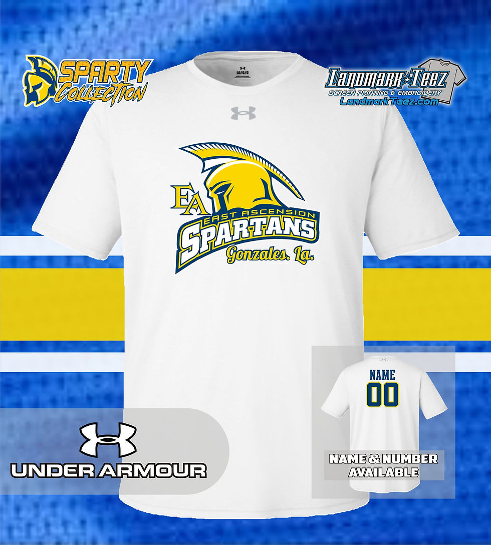 Thumbnail: East Ascension Spartans Under Armour Youth Team Tech T-Shirt