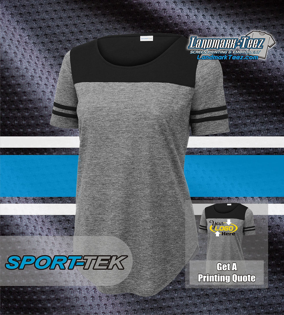 Thumbnail: Sport-Tek - LST403 Tri-Blend Fan Ladies Tee
