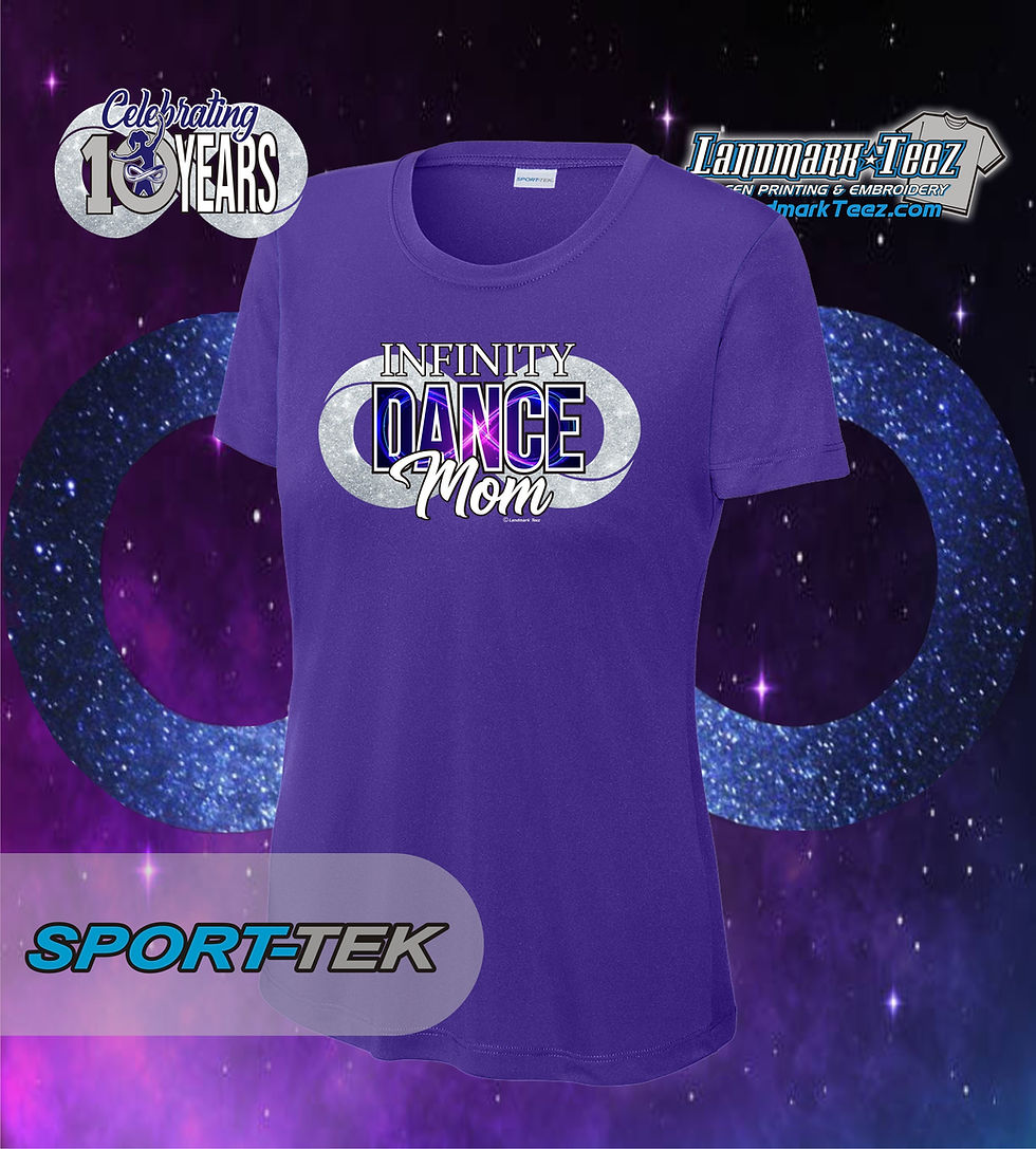 Thumbnail: Infinity Dance Mom Sport-Tek Competitor Ladies Dry-Fit Tee