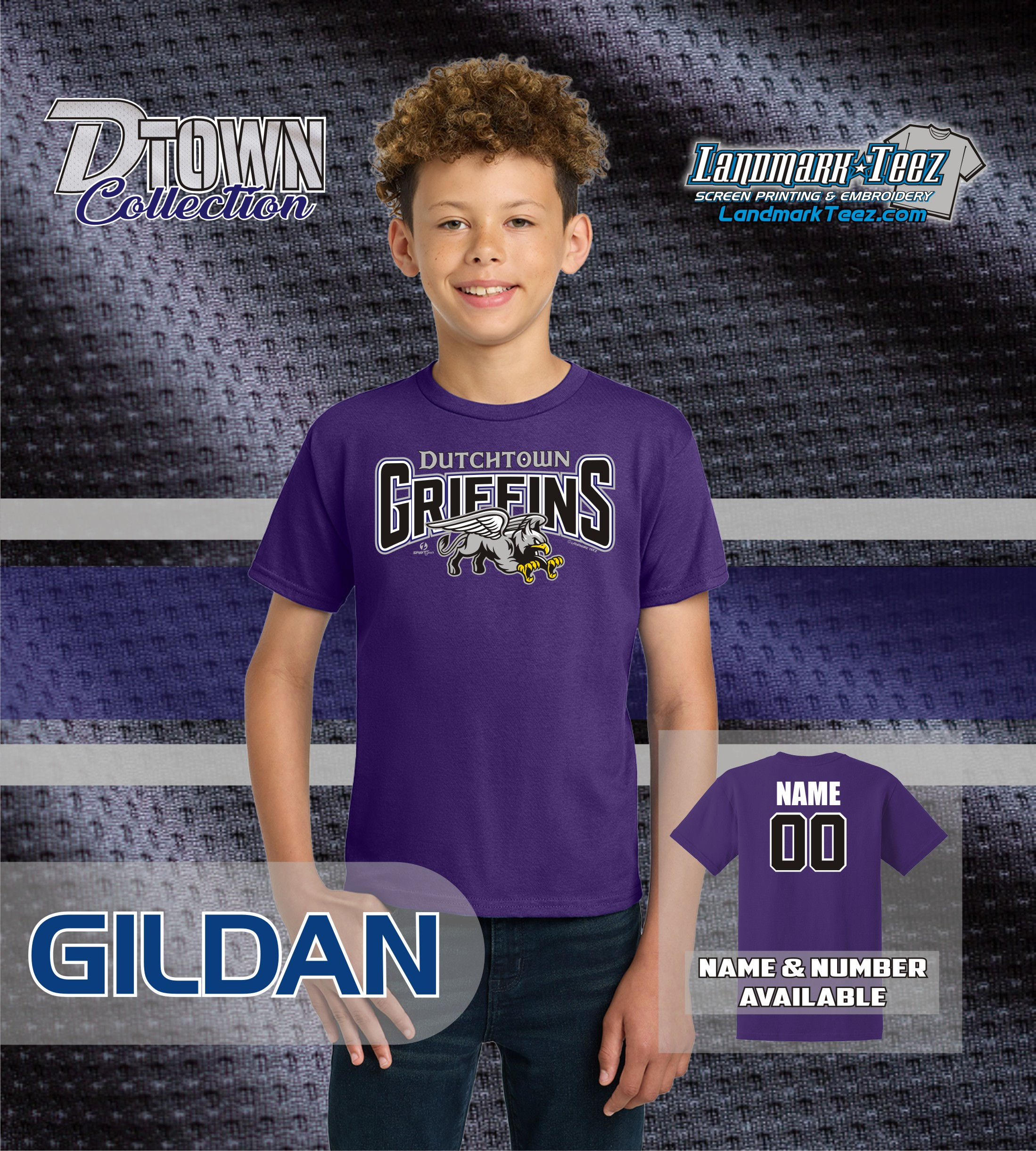Dutchtown Griffins Gildan Ultra Cotton Youth T-Shirt