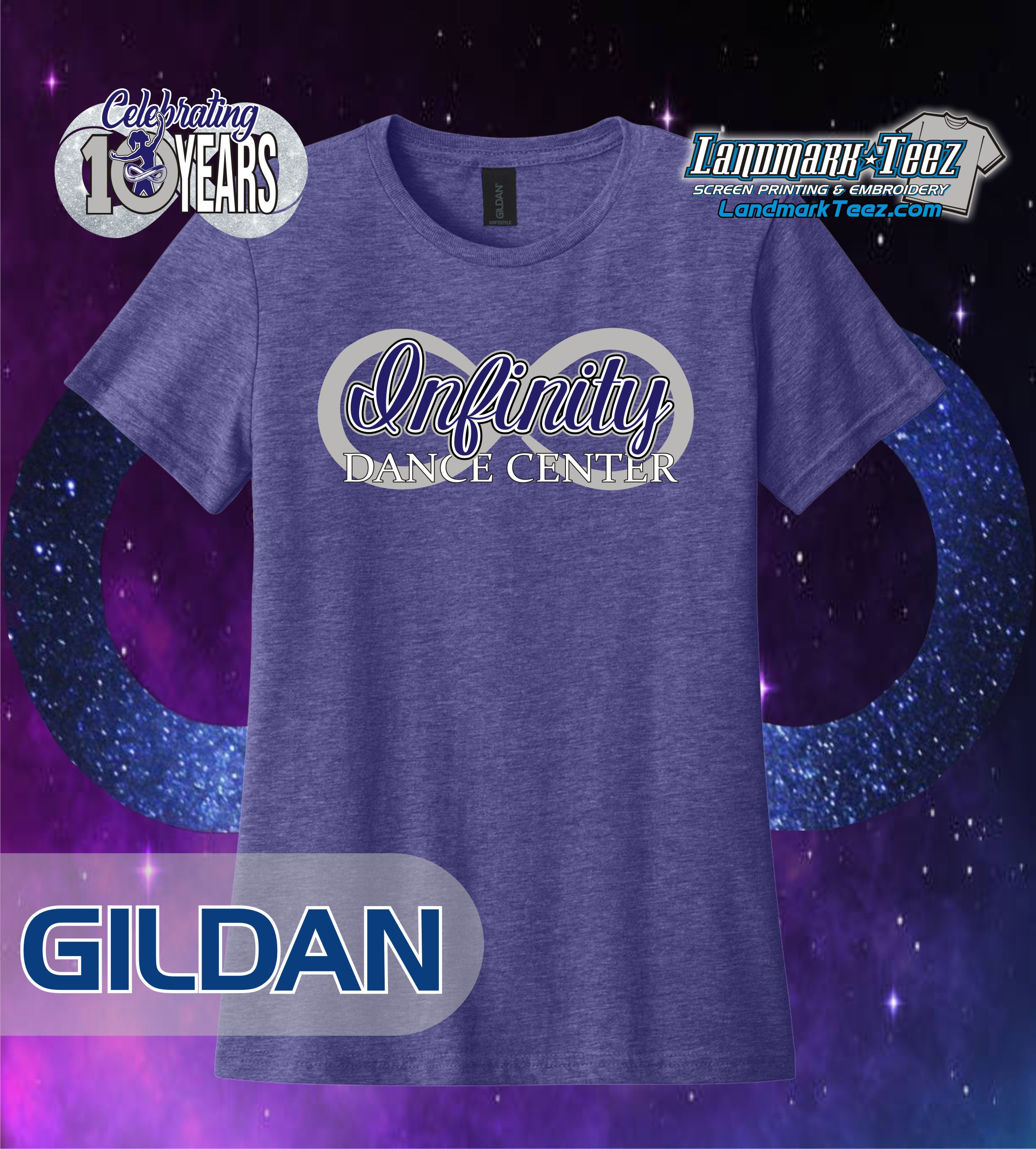 Infinity Gildan Softstyle Ring Spun Ladies Tee