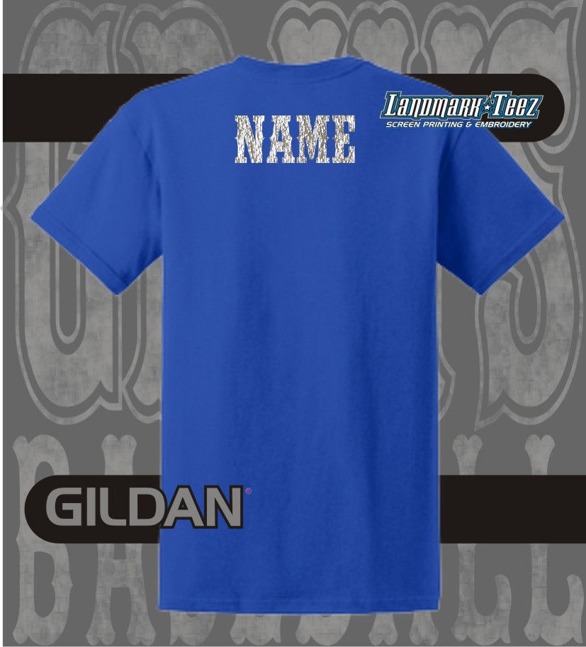 Thumbnail: Gray's Baseball Mom Foil Royal T-Shirt