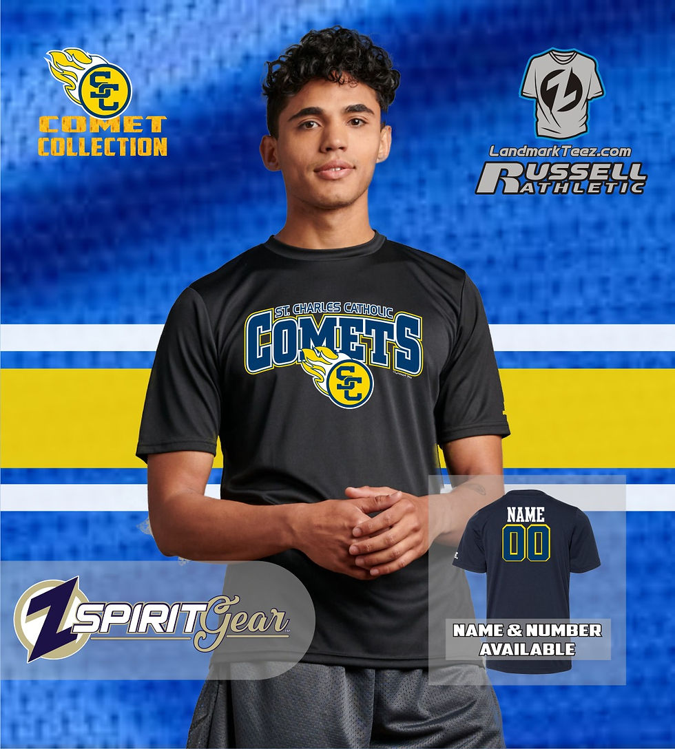 Thumbnail: SCC Comets Russell Dri-Power Core Performance Tee