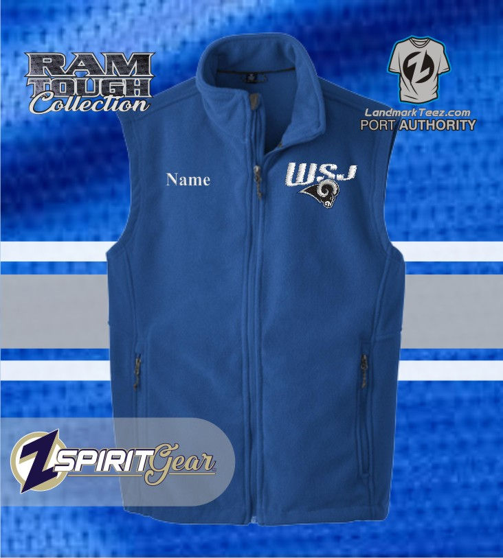 Thumbnail: WSJ Full Zip Fleece Royal Vest