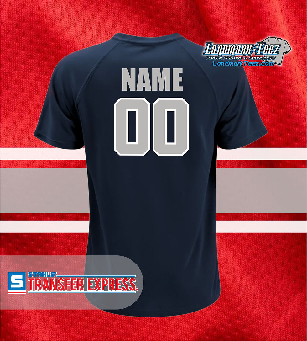 Thumbnail: Riverside Rebels Screen Printed Name & Number