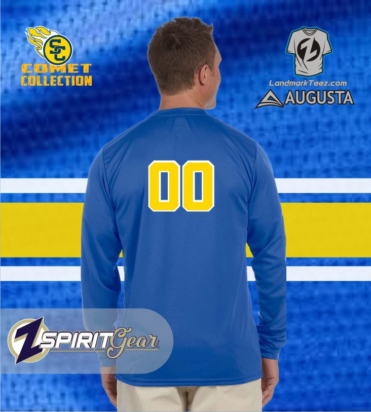 Thumbnail: SCC Royal Dry-Fit Long Sleeve T-Shirt