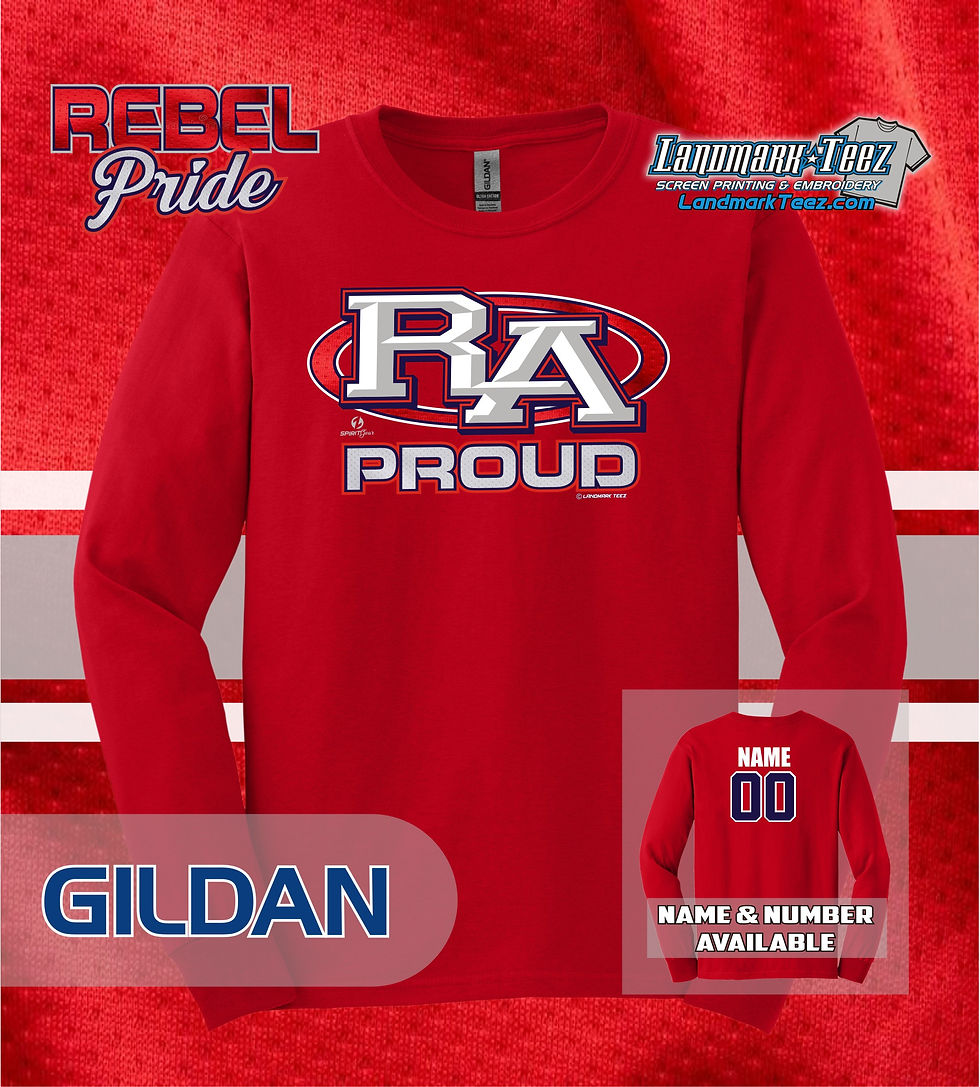 Thumbnail: Riverside Rebels Gildan Ultra Cotton Long Sleeve T-Shirt