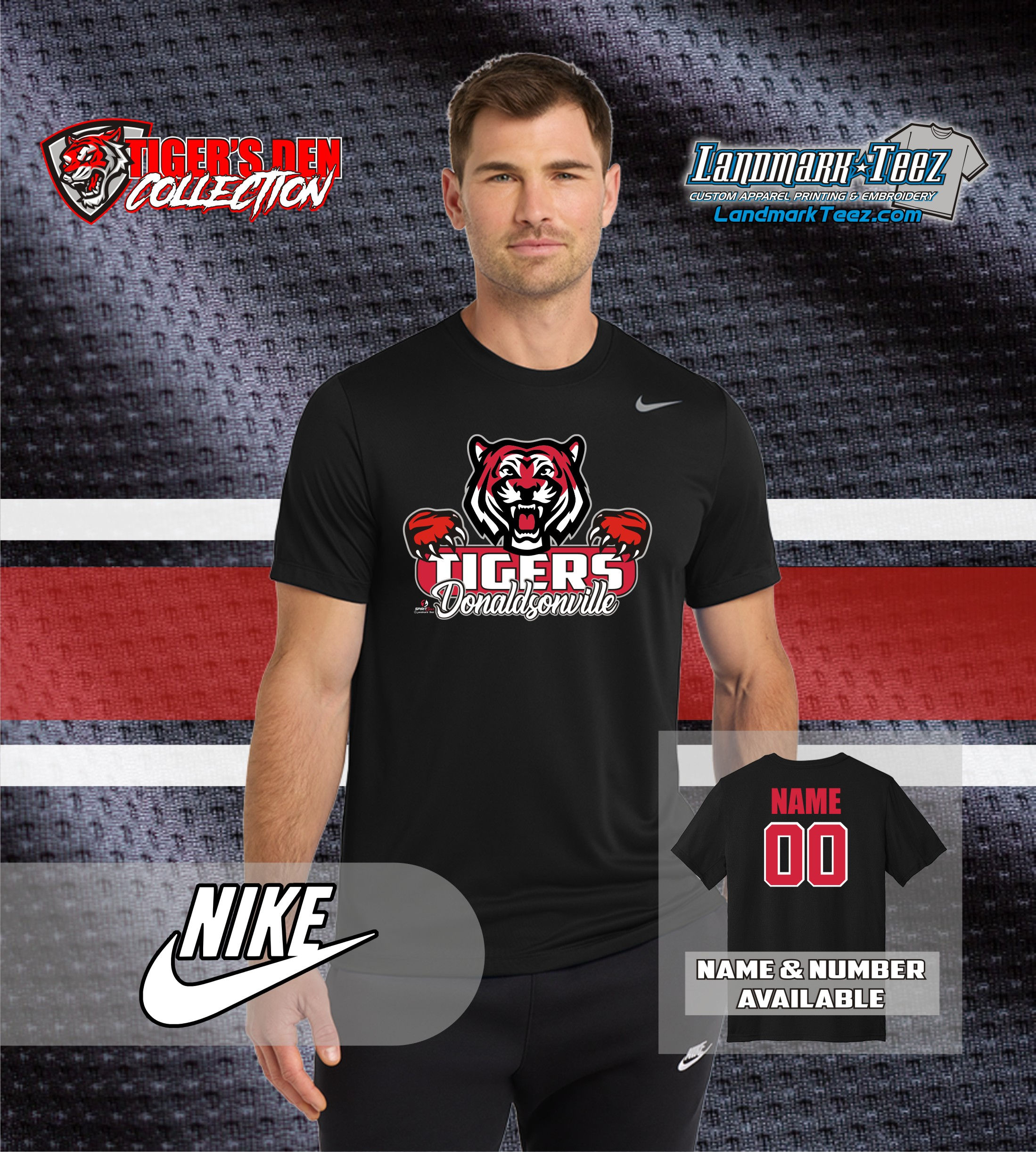 Donaldsonville Tigers Nike Team rLegend Dry-Fit Tee