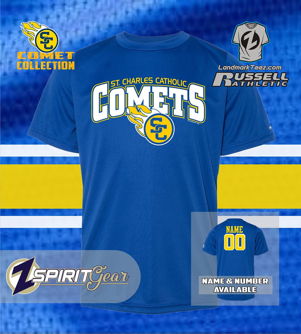 Thumbnail: SCC Comets Russell Dri-Power Core Performance Tee