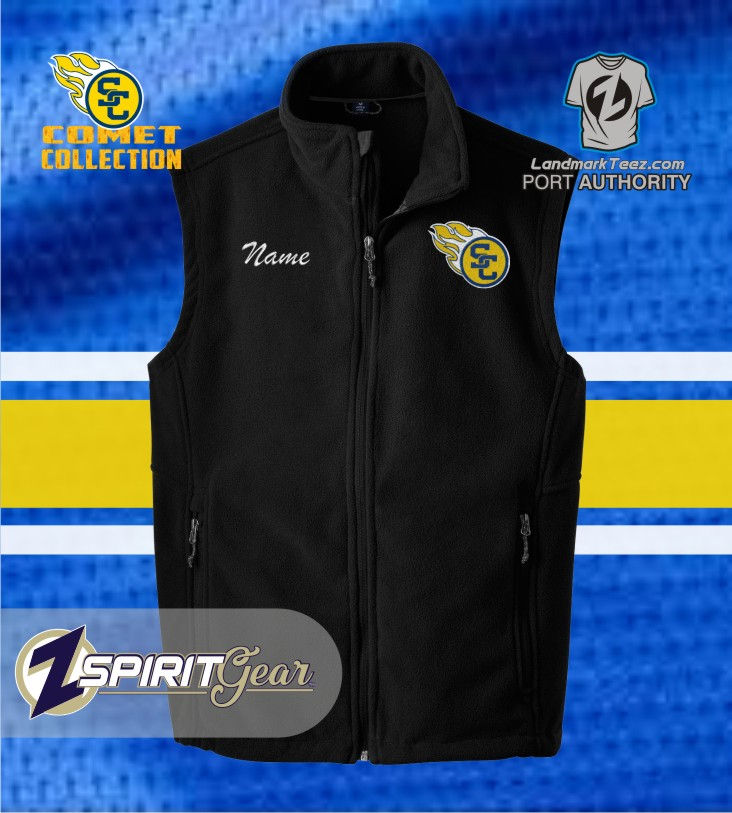 Thumbnail: SCC Full Zip Fleece Black Vest