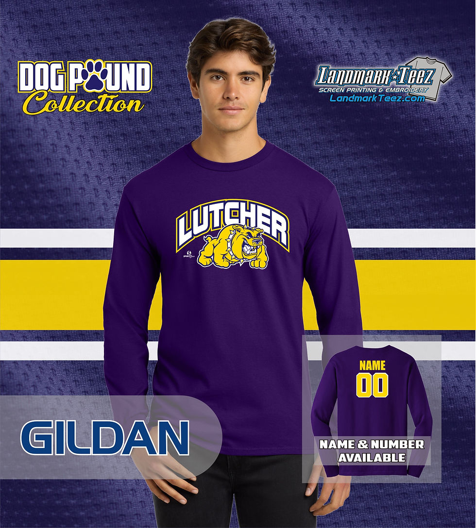 Lutcher Bulldogs Gildan Ultra Cotton Long Sleeve T-Shirt