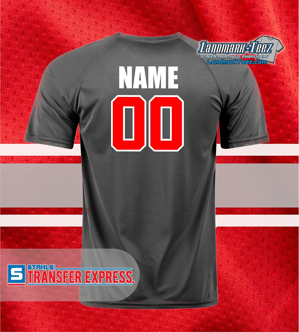 Thumbnail: Riverside Rebels Screen Printed Name & Number