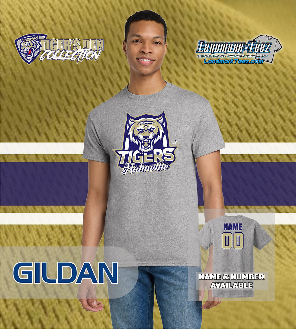 Thumbnail: Hahnville Tigers Gildan Ultra Cotton T-Shirt