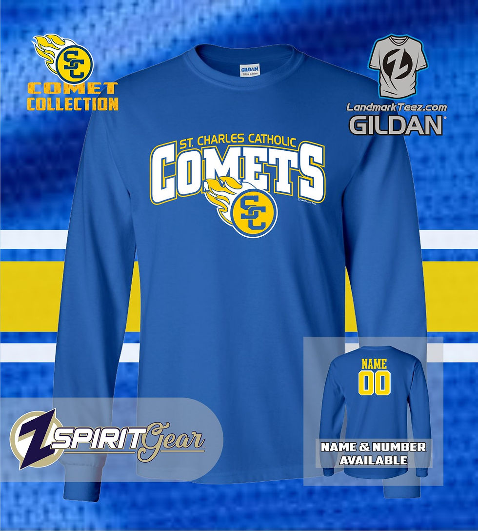 Thumbnail: SCC Youth Long Sleeve Cotton T-Shirt