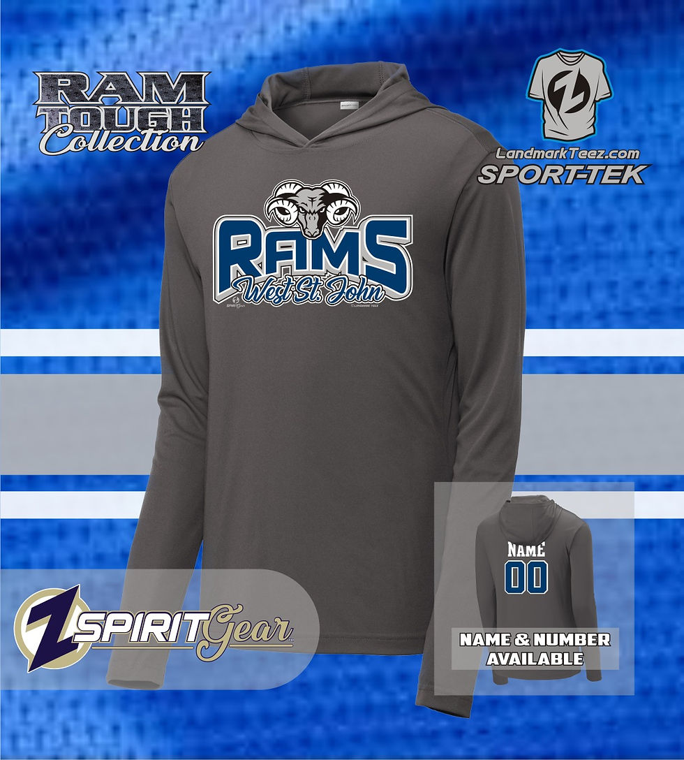 Thumbnail: WSJ Rams "2K25" Dry-Fit Hooded Tee