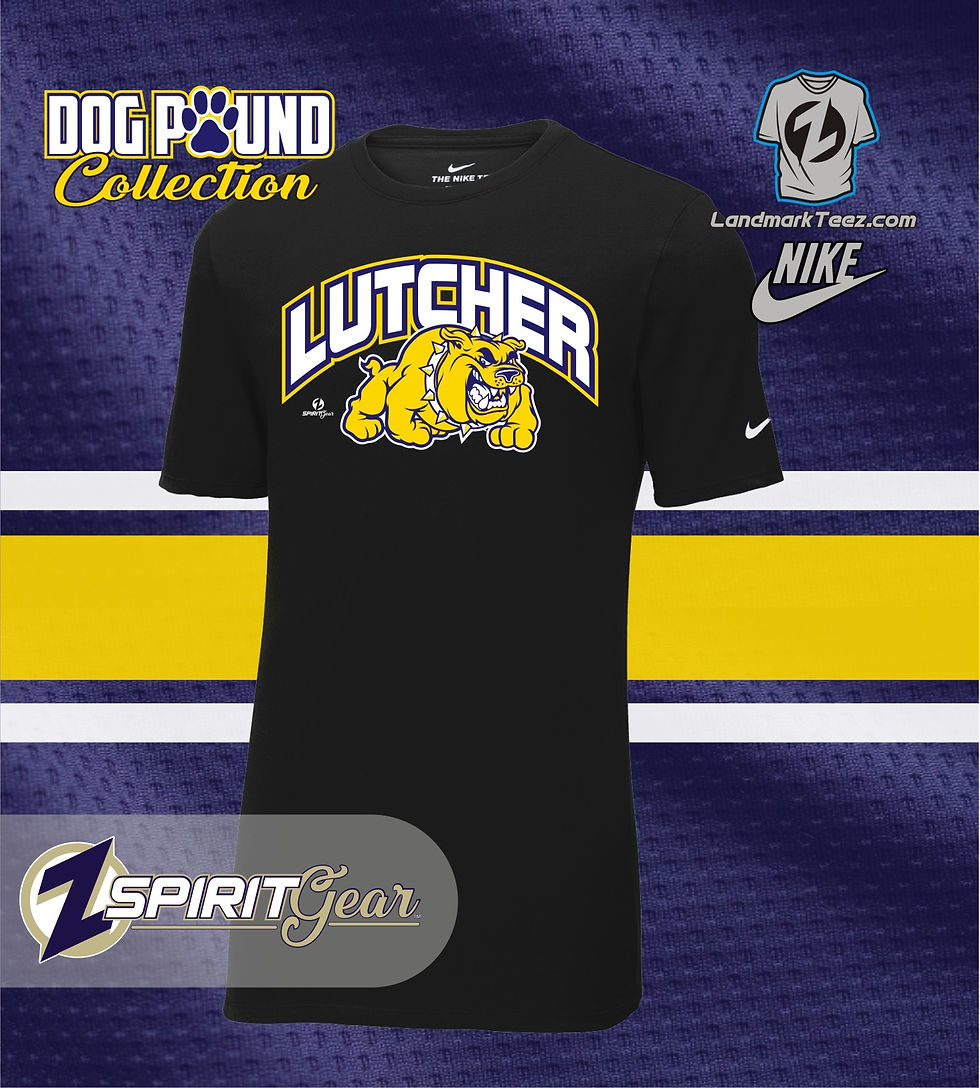 Lutcher Nike Black Dry-Fit Tee