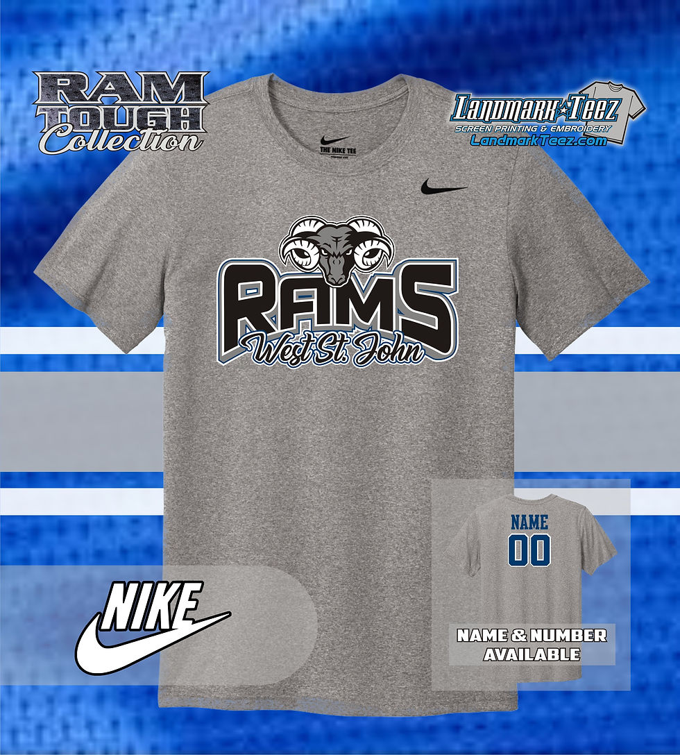 Thumbnail: WSJ Rams Nike Team rLegend Youth Tee
