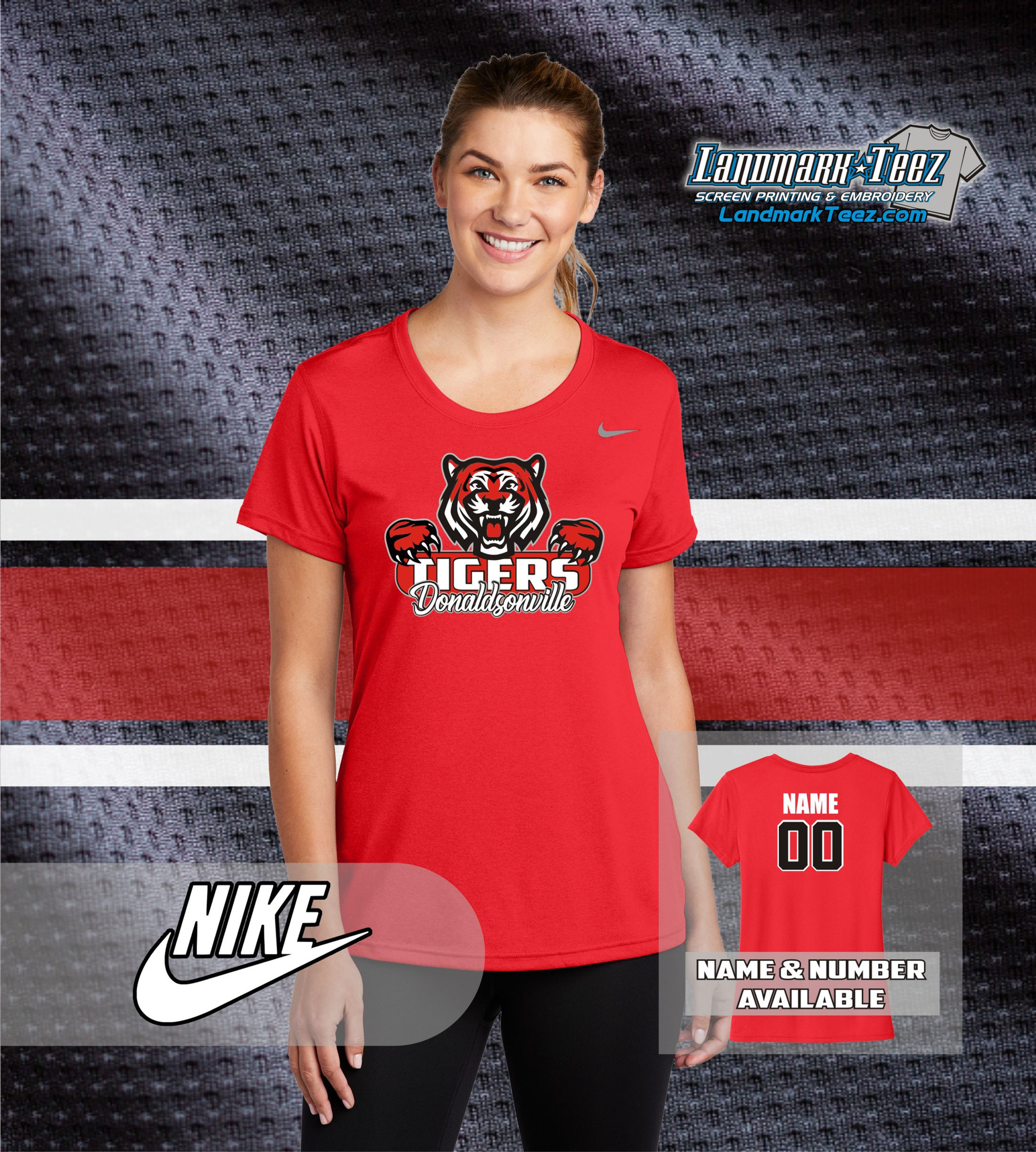 Donaldsonville Tigers Nike Team rLegend Ladies Dry-Fit Tee