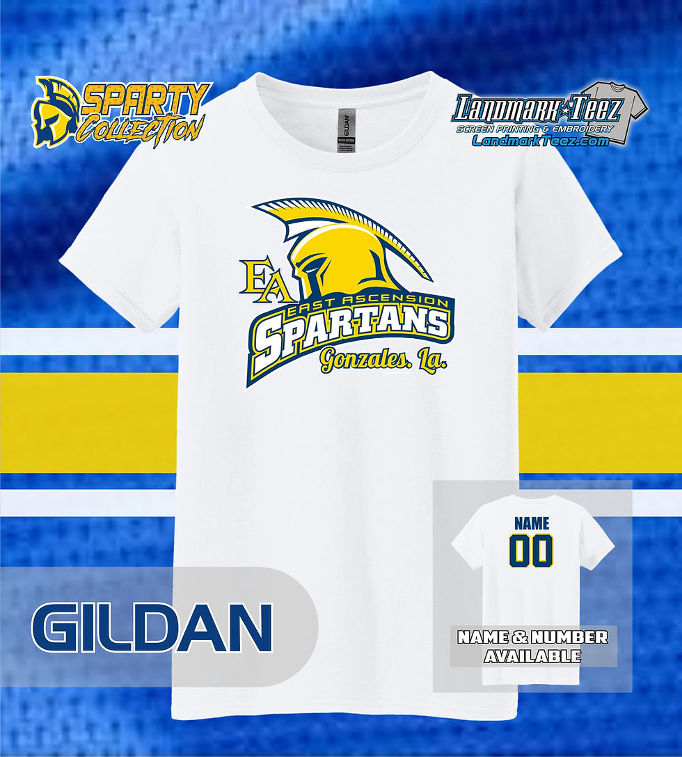 Thumbnail: East Ascension Spartans Gildan Heavy Cotton Ladies Tee