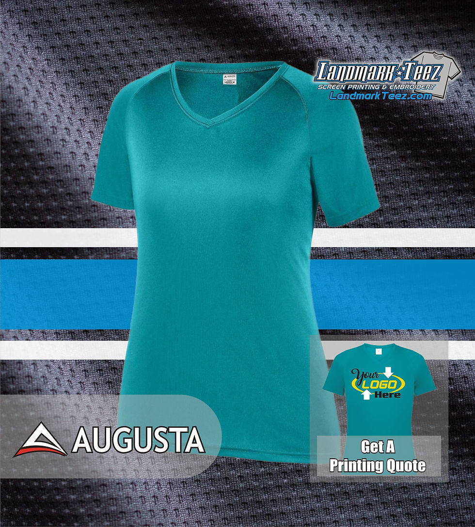 Thumbnail: Augusta - 2792 Ladies Attain Dry-Fit V-Neck
