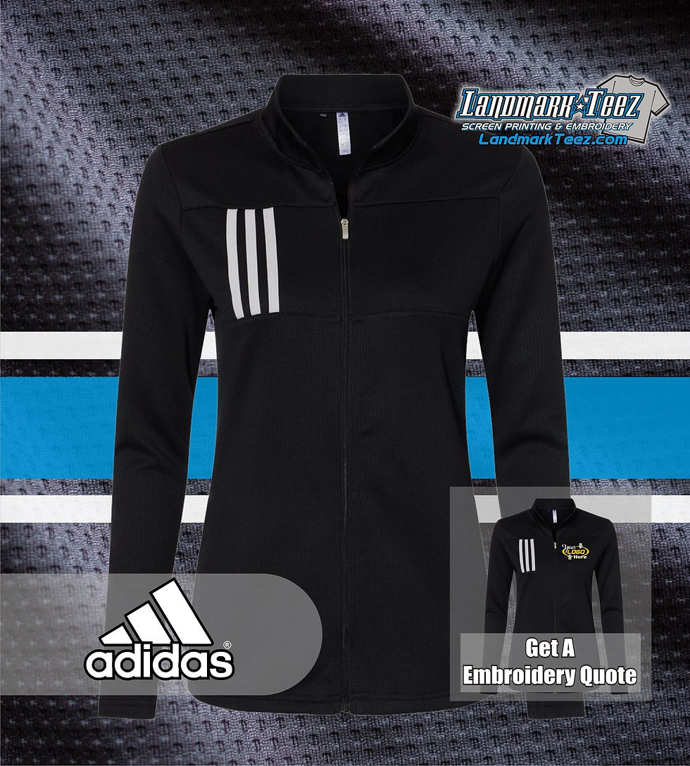 Thumbnail: Adidas - A483 Woman's 3-Stripe Full Zip Jacket