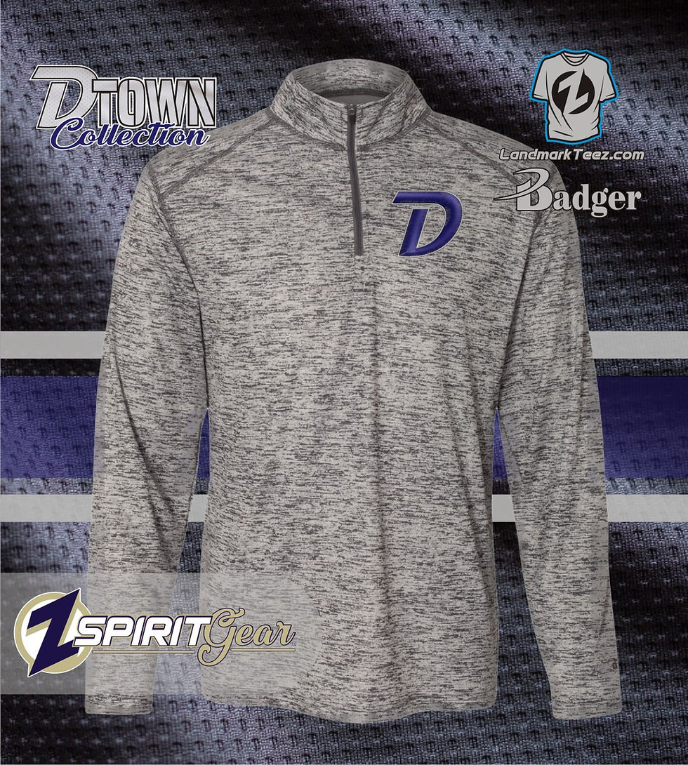 Thumbnail: Dutchtown Griffins Badger Mens Tonal Quarter Zip