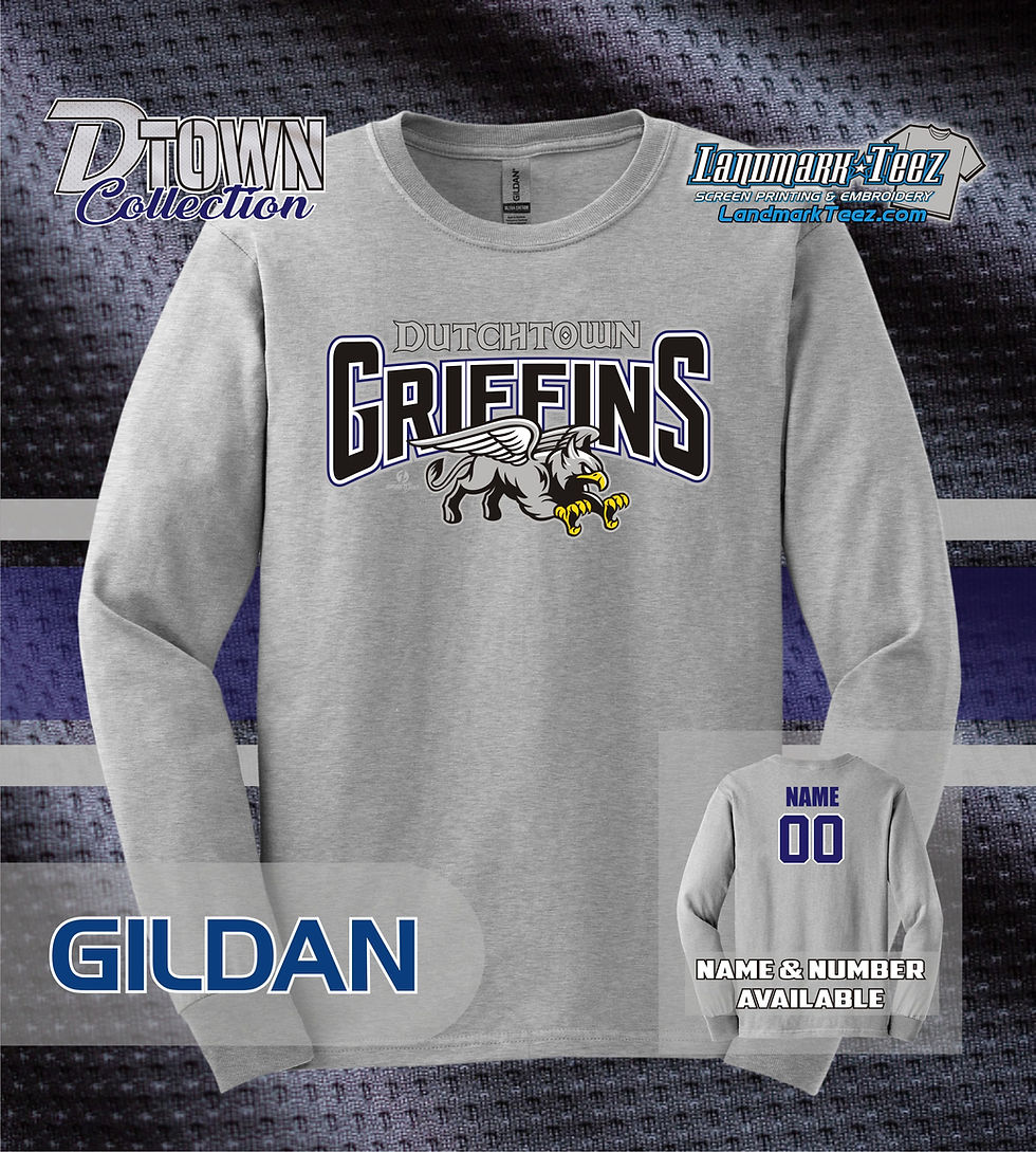 Thumbnail: Dutchtown Griffins Gildan Ultra Cotton Long Sleeve T-Shirt