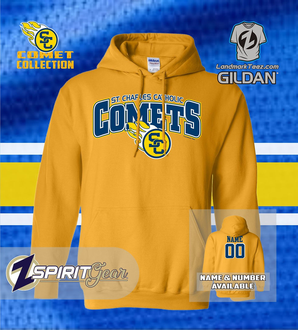 Thumbnail: SCC Comets Poly/Cotton Blended Hoodie
