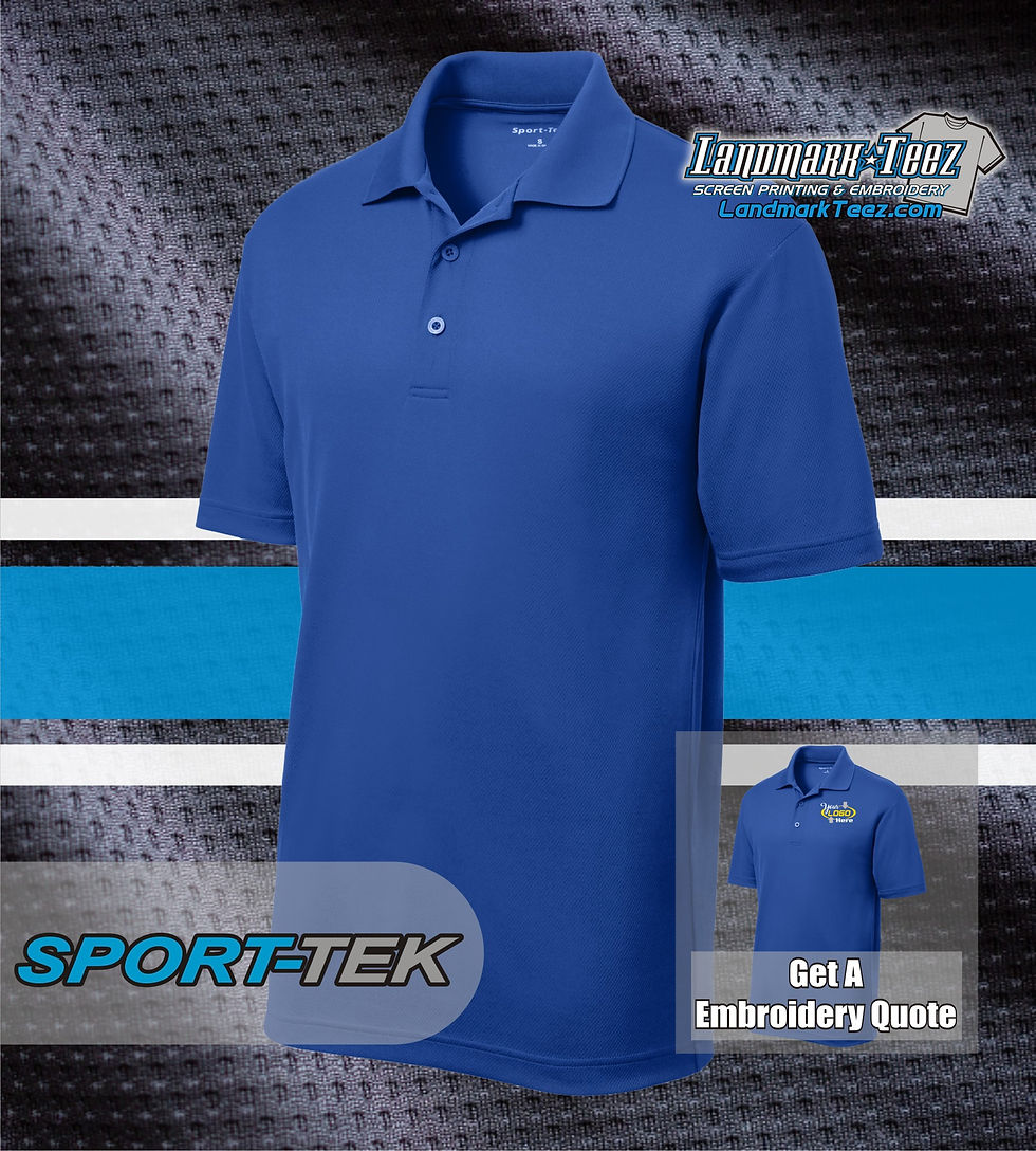 Thumbnail: Sport-Tek - ST640 Racer Mesh Polo